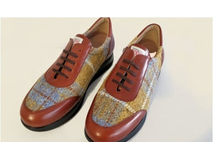 Harris Tweed natural leather artisan ar a artisan shoes comfort designer artisan shoes artisan shoes   . 